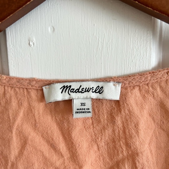 Madewell rhyme swiss dot button down blouse size XS - Picture 6 of 8